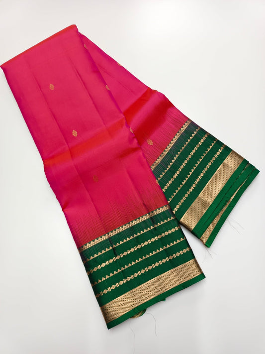 KANCHIPURAM PURE SILK SAREE - B S CHANNABASAPPA & SONS