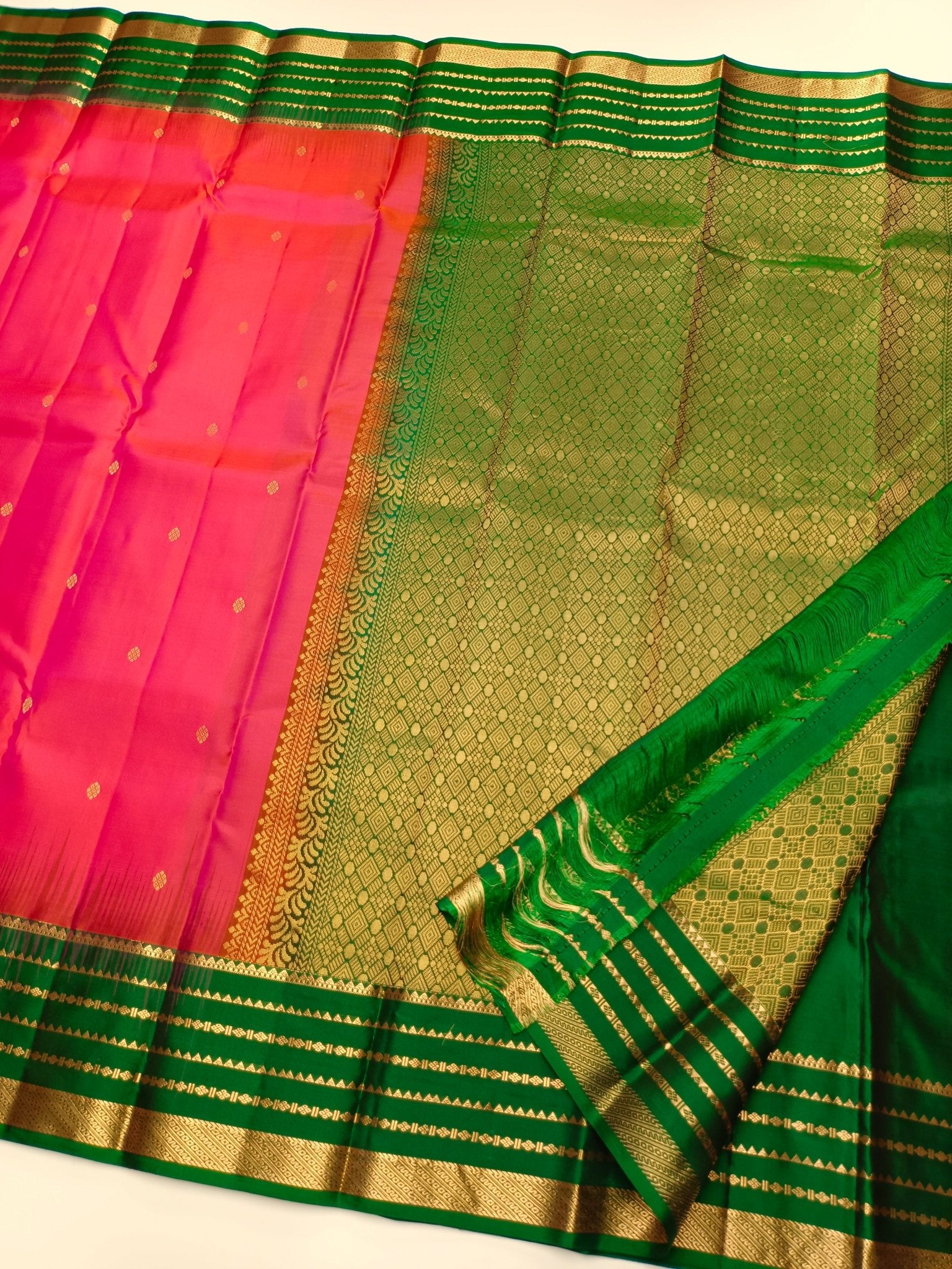 KANCHIPURAM PURE SILK SAREE - B S CHANNABASAPPA & SONS