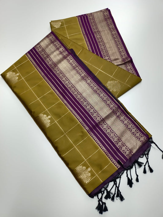 FANCY SOFT SILK SAREE - B S CHANNABASAPPA & SONS