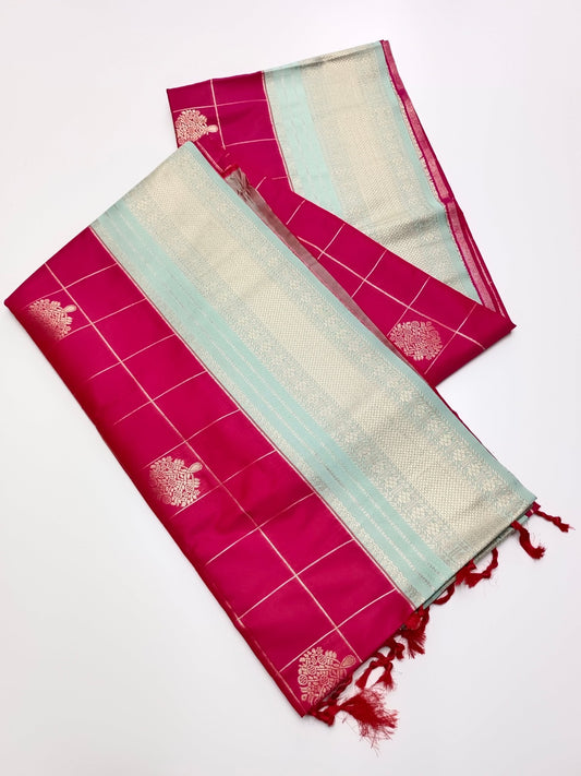 FANCY SOFT SILK SAREE - B S CHANNABASAPPA & SONS