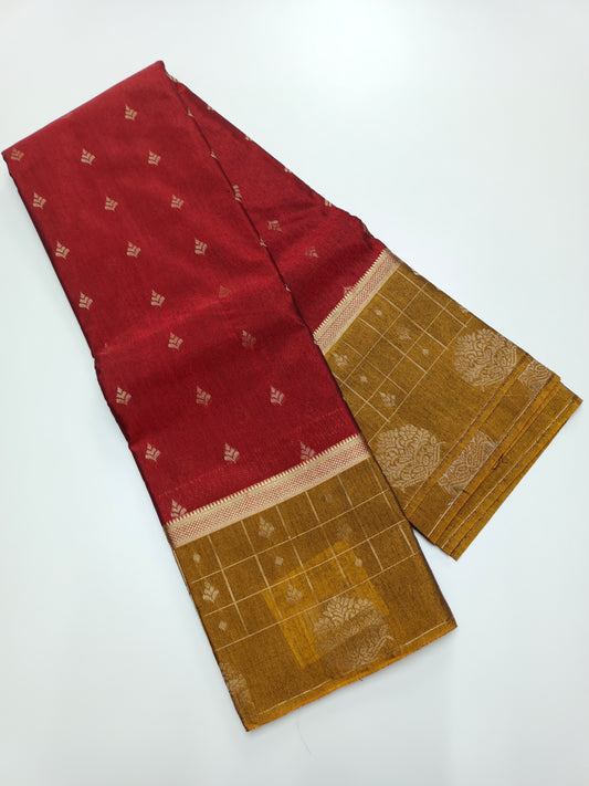 FANCY SOFT COTTON SILK SAREE