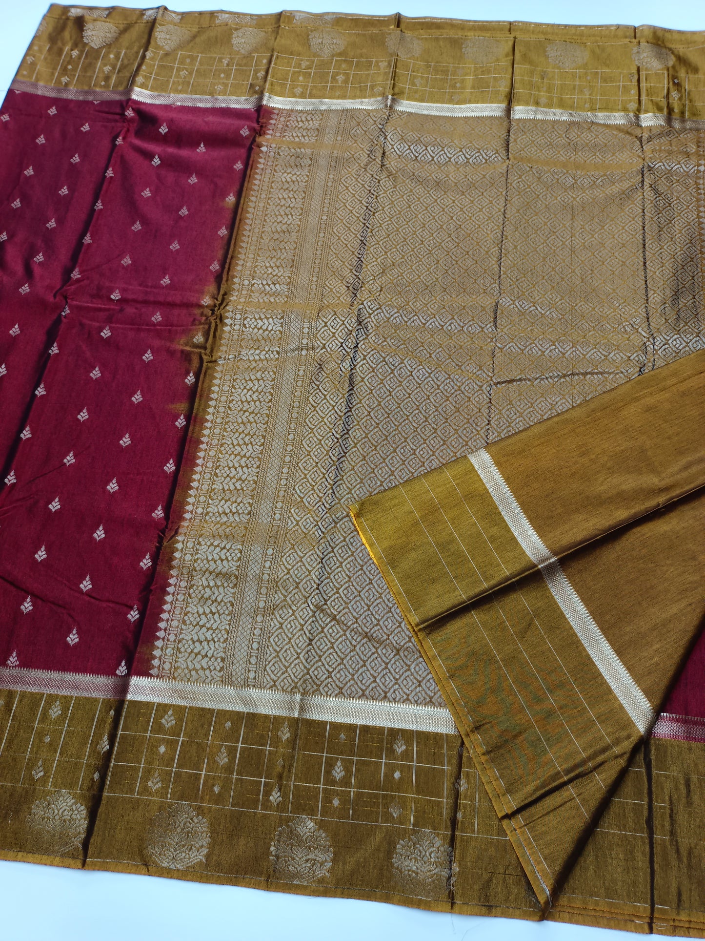 FANCY SOFT COTTON SILK SAREE
