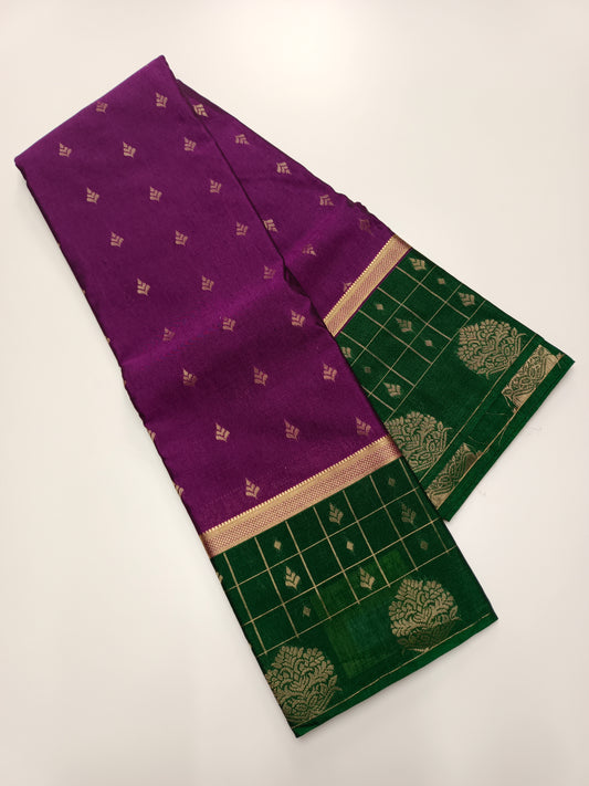 FANCY SOFT COTTON SILK SAREE