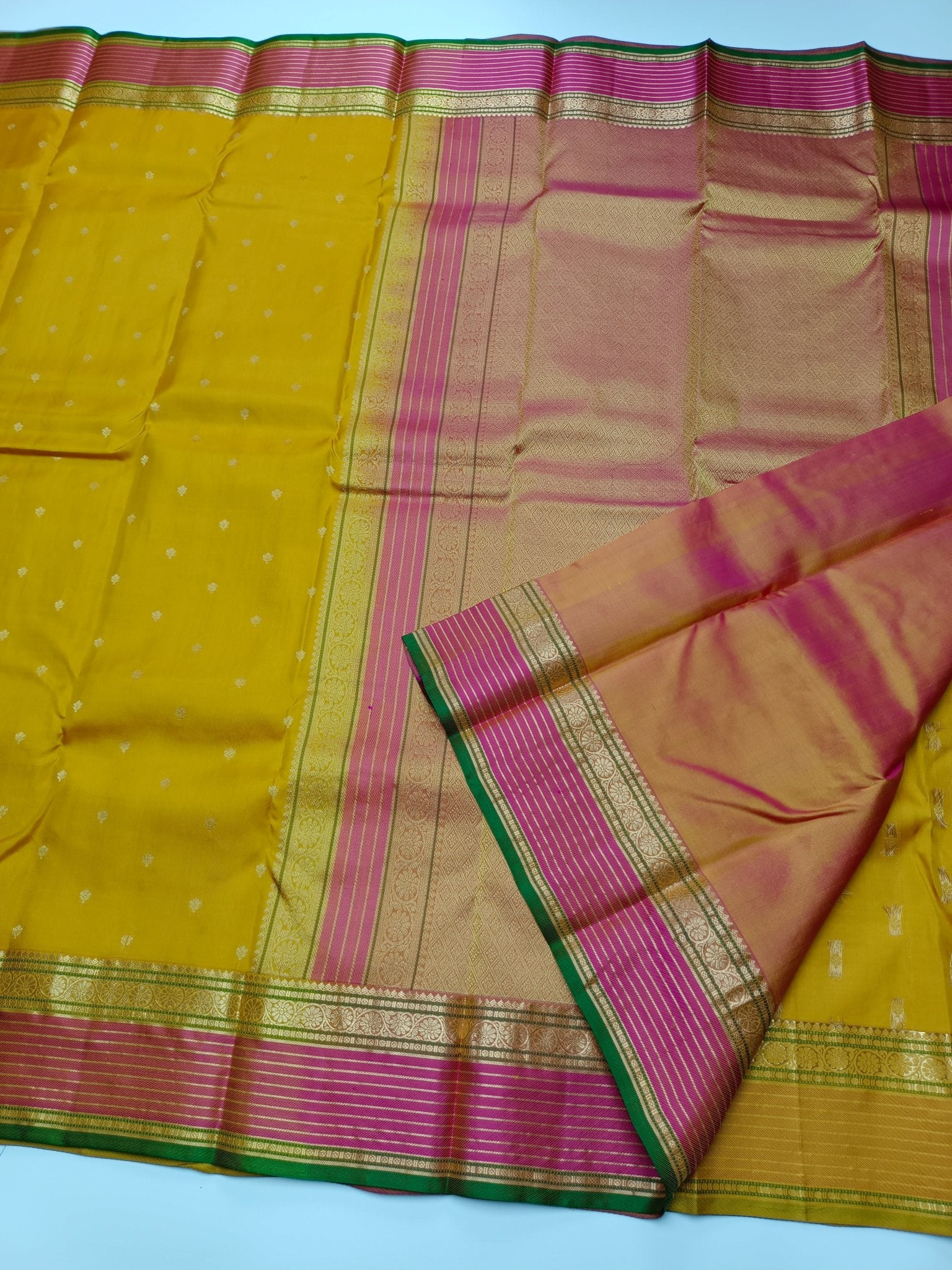 KANCHIPURAM PURE SILK SRAEE - B S CHANNABASAPPA & SONS