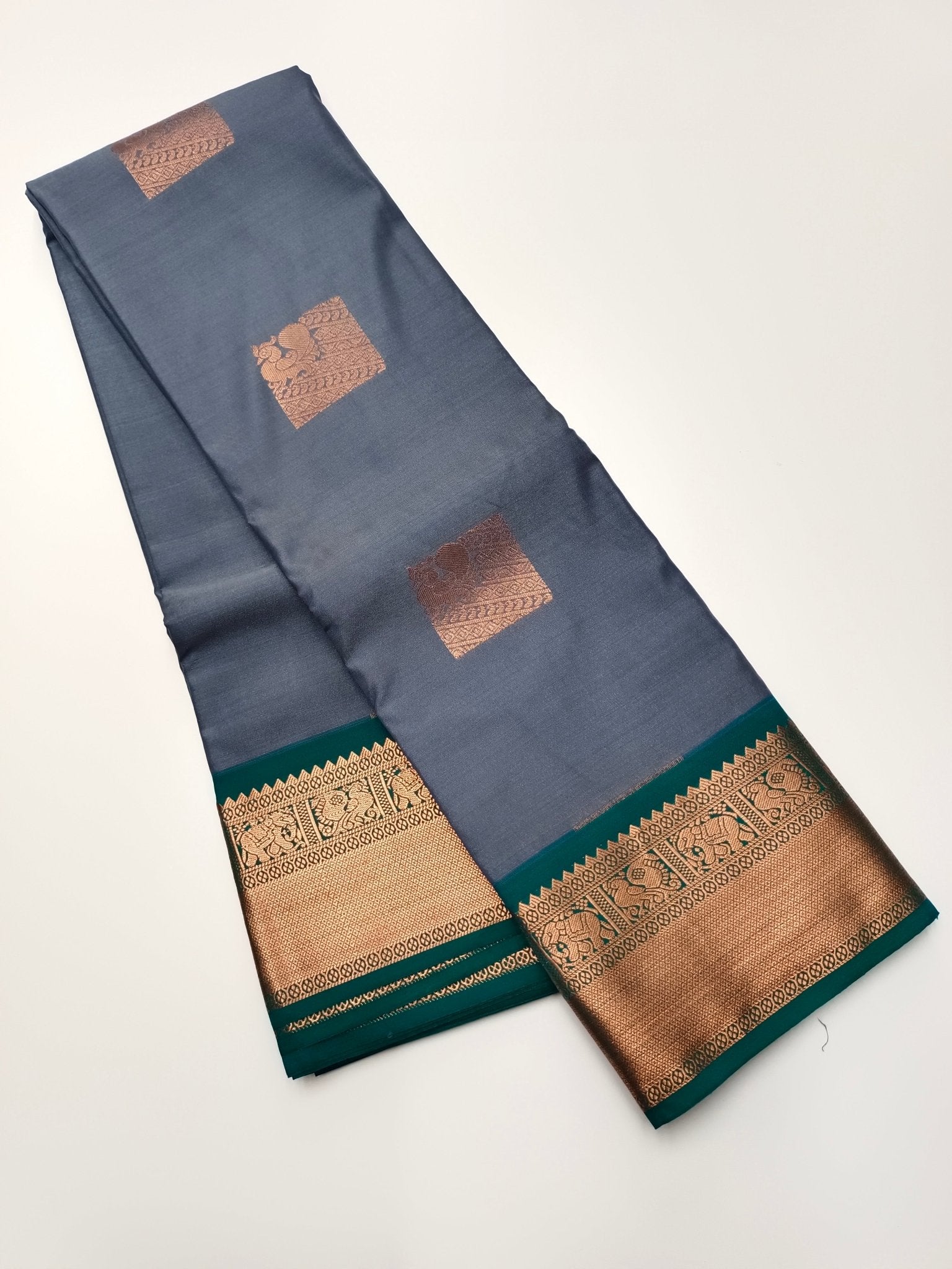 KANCHIPURAM ART SILK SAREE - B S CHANNABASAPPA & SONS