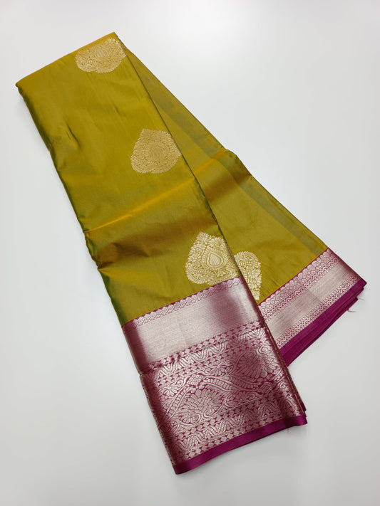 KANCHIPURAM ART SILK SAREE - B S CHANNABASAPPA & SONS