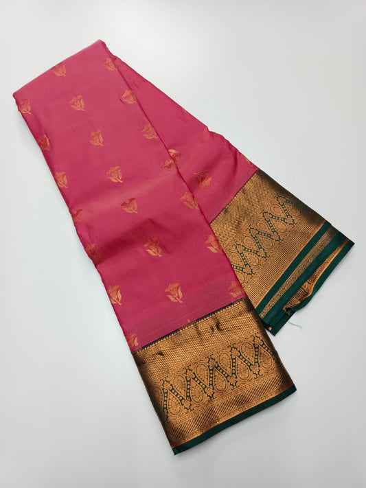 KANCHIPURAM ART SILK SAREE - B S CHANNABASAPPA & SONS