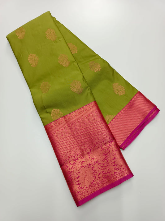 KANCHIPURAM ART SILK SAREE - B S CHANNABASAPPA & SONS