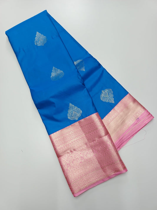 KANCHIPURAM ART SILK SAREE - B S CHANNABASAPPA & SONS