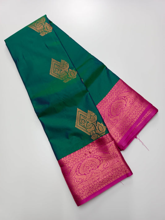 KANCHIPURAM ART SILK SAREE - B S CHANNABASAPPA & SONS