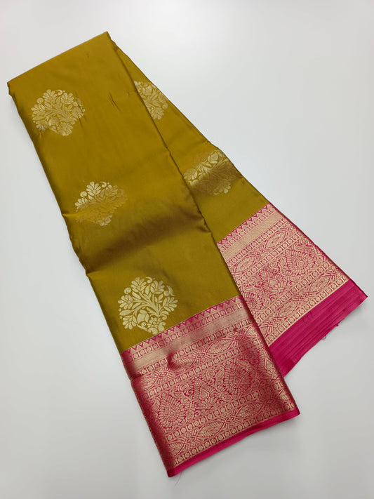 KANCHIPURAM ART SILK SAREE - B S CHANNABASAPPA & SONS