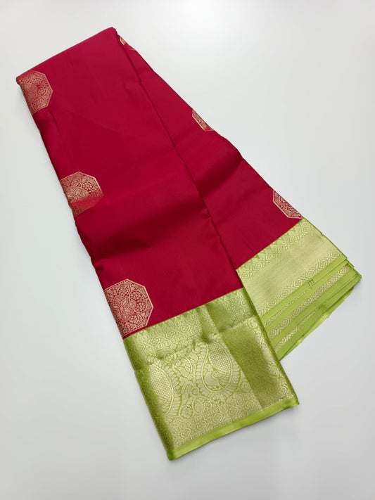 KANCHIPURAM ART SILK SAREE - B S CHANNABASAPPA & SONS
