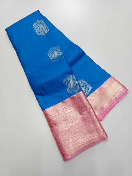 KANCHIPURAM ART SILK SAREE - B S CHANNABASAPPA & SONS