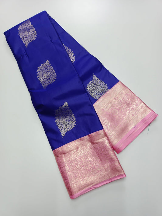 KANCHIPURAM ART SILK SAREE - B S CHANNABASAPPA & SONS
