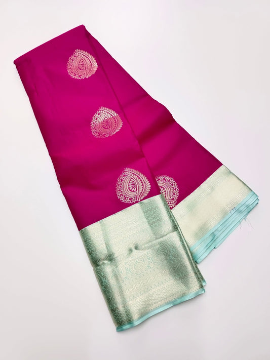 KANCHIPURAM ART SILK SAREE - B S CHANNABASAPPA & SONS