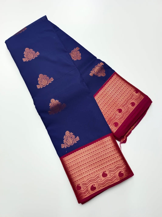 KANCHIPURAM ART SILK SAREE - B S CHANNABASAPPA & SONS
