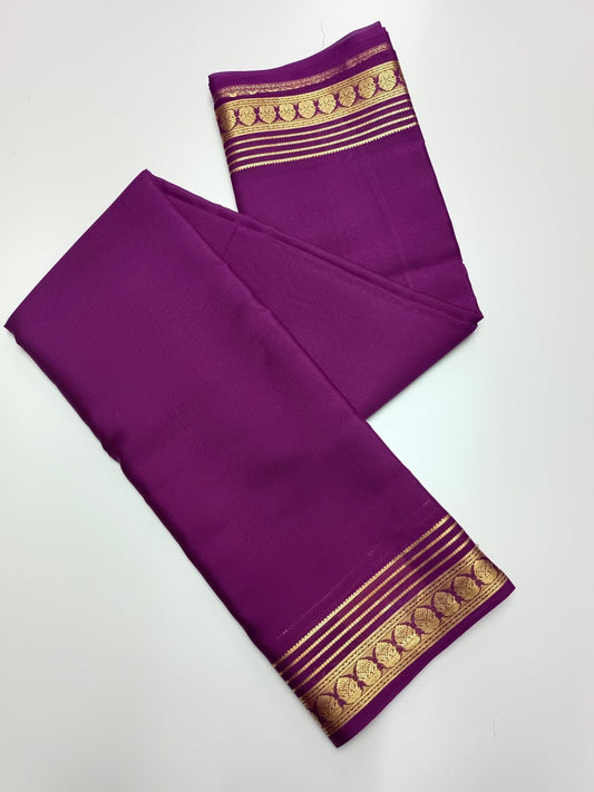 PURE CREPE SILK SAREE