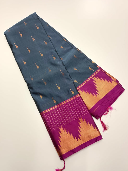 SOFT ART SILK SAREE - B S CHANNABASAPPA & SONS