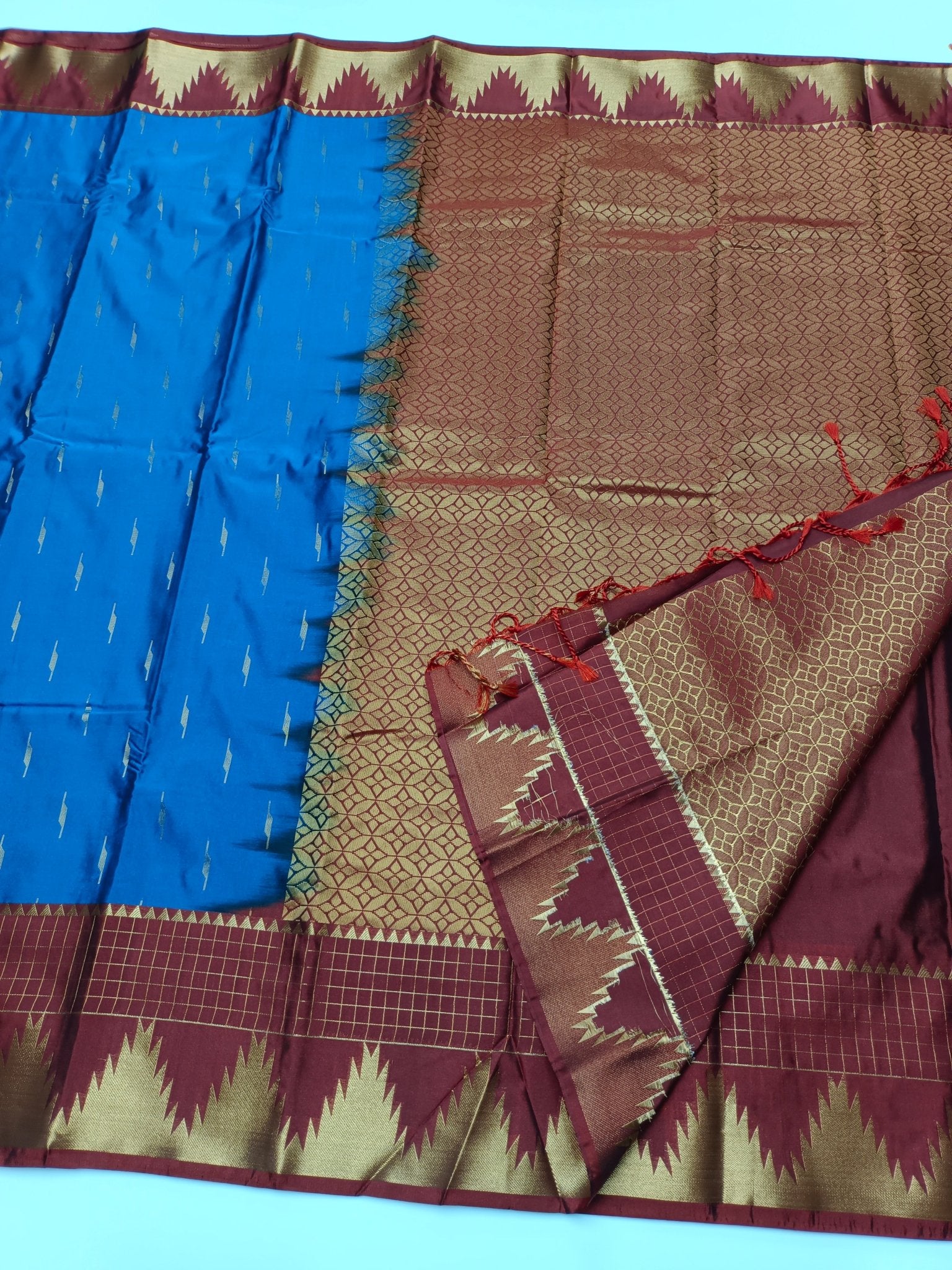 SOFT ART SILK SAREE - B S CHANNABASAPPA & SONS