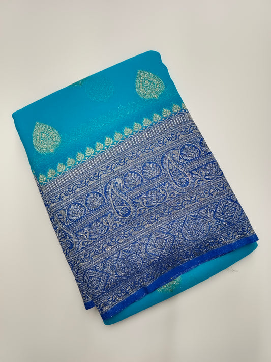 FANCY CHIFFON SAREE (SPECIAL OFFER)