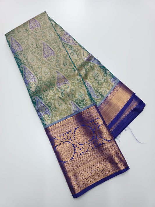 FANCY BROCADE SILK SAREE - B S CHANNABASAPPA & SONS