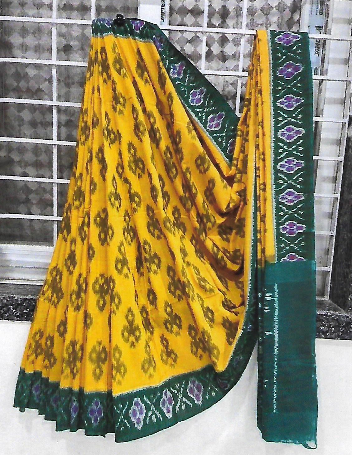 FANCY HANDLOOM BASED PRINTED COTTON SAREES - B S CHANNABASAPPA & SONS