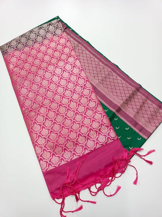 SOFT ART SILK SAREE - B S CHANNABASAPPA & SONS