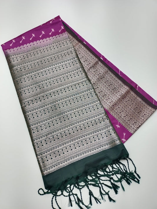 SOFT ART SILK SAREE - B S CHANNABASAPPA & SONS