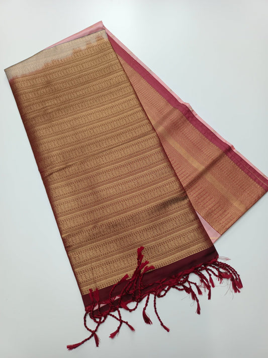 SOFT ART SILK SAREE - B S CHANNABASAPPA & SONS