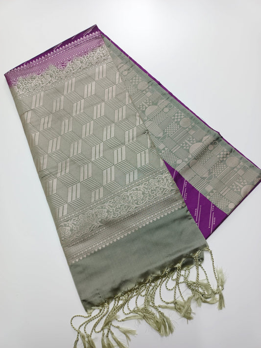 SOFT ART SILK SAREE - B S CHANNABASAPPA & SONS