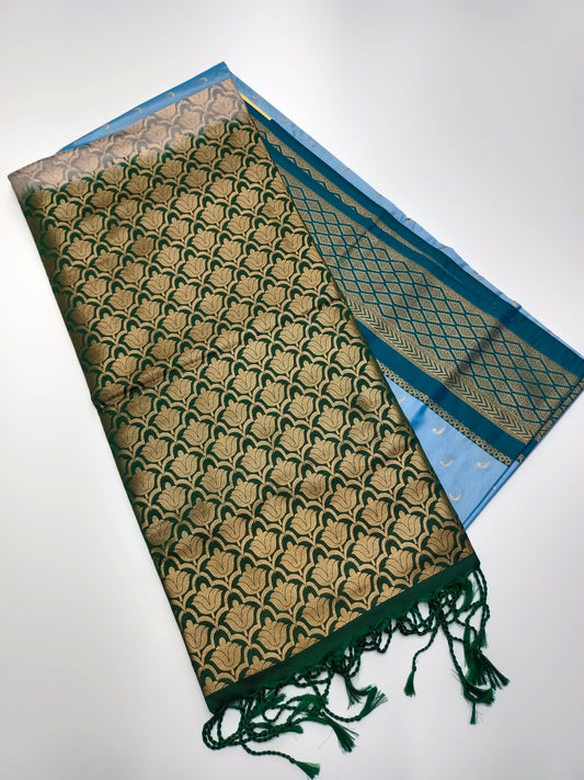 SOFT ART SILK SAREE - B S CHANNABASAPPA & SONS