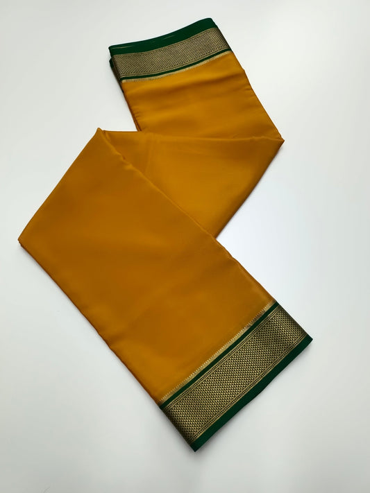 PURE CREPE SILK SAREE - B S CHANNABASAPPA & SONS
