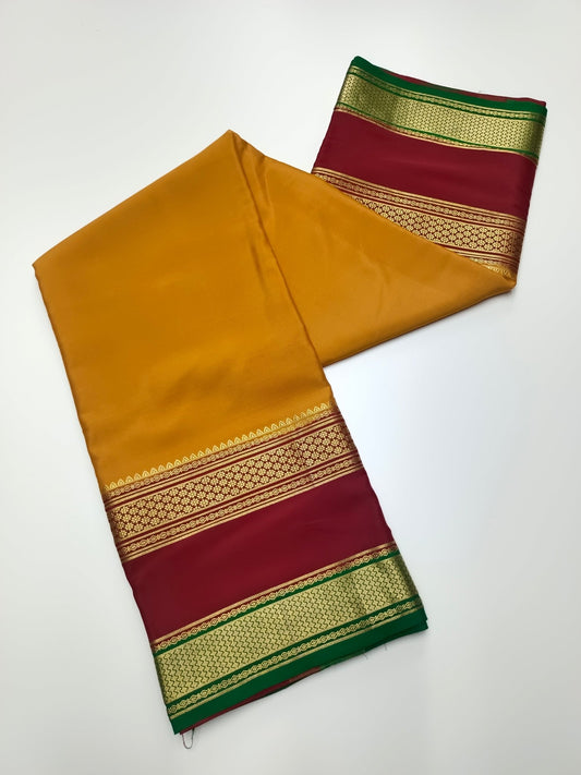 PURE CREPE SILK SAREE - B S CHANNABASAPPA & SONS