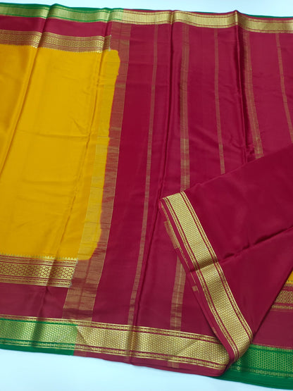 PURE CREPE SILK SAREE - B S CHANNABASAPPA & SONS