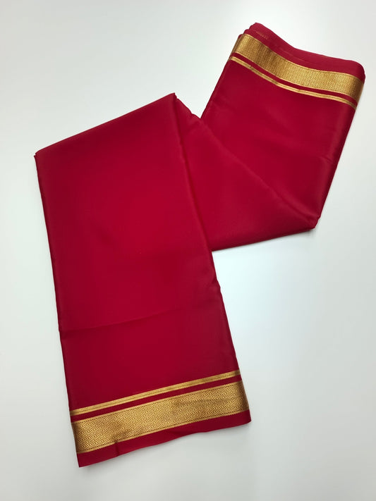 PURE CREPE SILK SAREE - B S CHANNABASAPPA & SONS