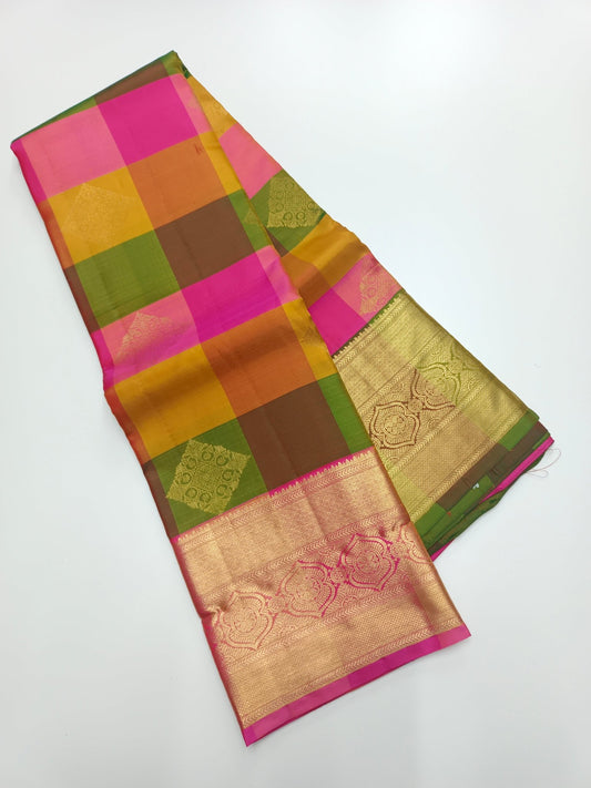 KANCHIPURAM PURE SILK SAREE - B S CHANNABASAPPA & SONS