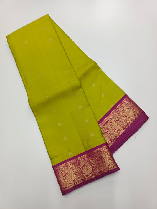 KANCHIPURAM PURE SILK SAREE - B S CHANNABASAPPA & SONS