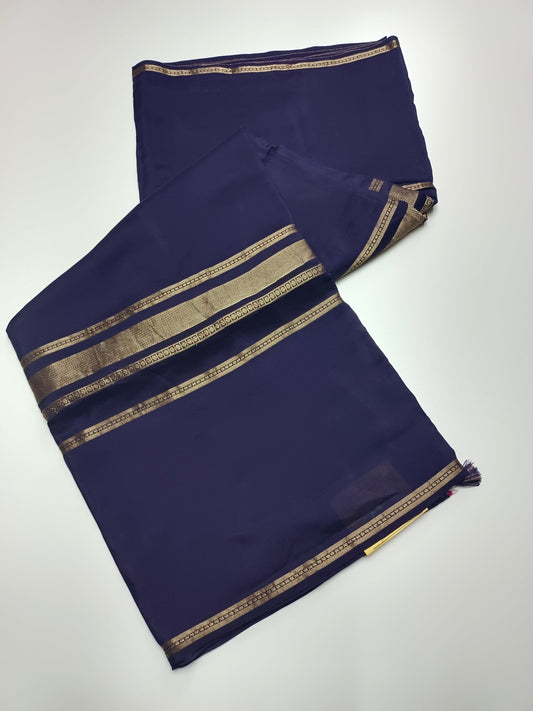 SEMI CREPE SILK SAREE - B S CHANNABASAPPA & SONS