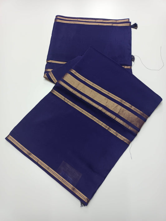 SEMI CREPE SILK SAREE - B S CHANNABASAPPA & SONS