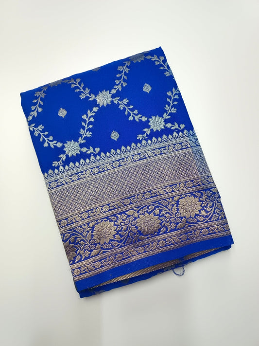 ART CREPE SAREE - B S CHANNABASAPPA & SONS