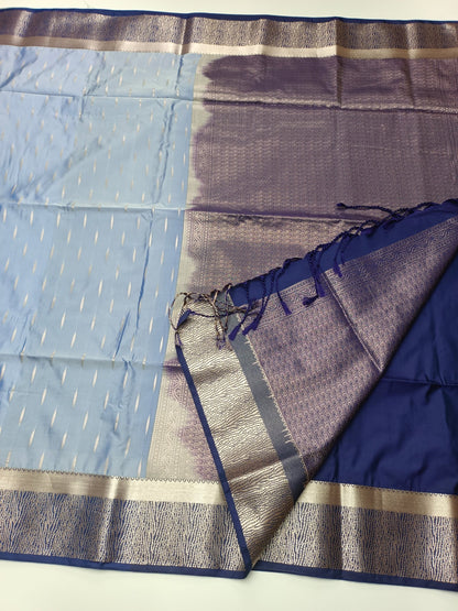 KANCHIPURAM SOFT ART SILK SAREE - B S CHANNABASAPPA & SONS