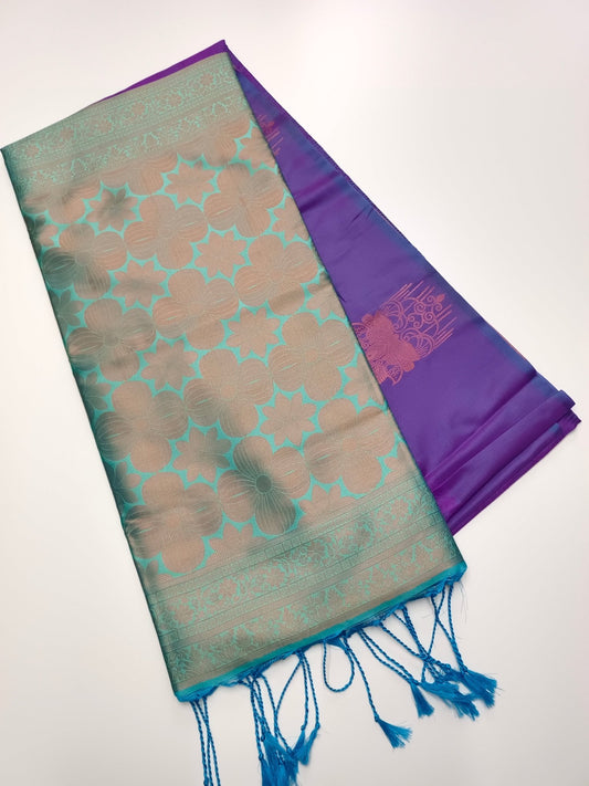 SOFT ART SILK SAREE - B S CHANNABASAPPA & SONS