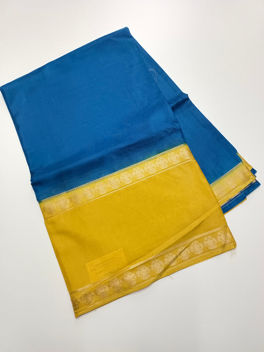 2D STYLED SEMI CREPE SILK SAREE