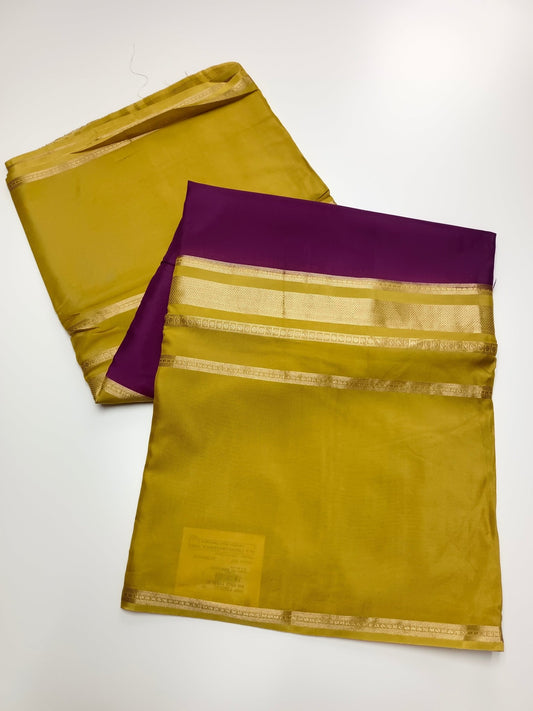 2D STYLED SEMI CREPE SILK SAREE - B S CHANNABASAPPA & SONS