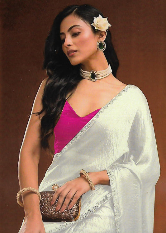 SOFT ZIMMY CHOO FANDY CHIFFON SAREE - B S CHANNABASAPPA & SONS