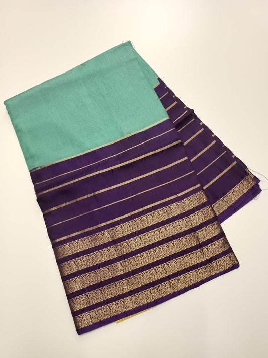 2D STYLED SEMI CREPE SILK SAREE - B S CHANNABASAPPA & SONS