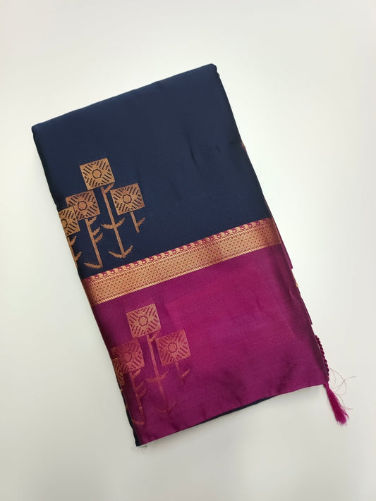 SOFT ART SILK SAREE - B S CHANNABASAPPA & SONS
