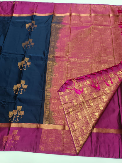 SOFT ART SILK SAREE - B S CHANNABASAPPA & SONS