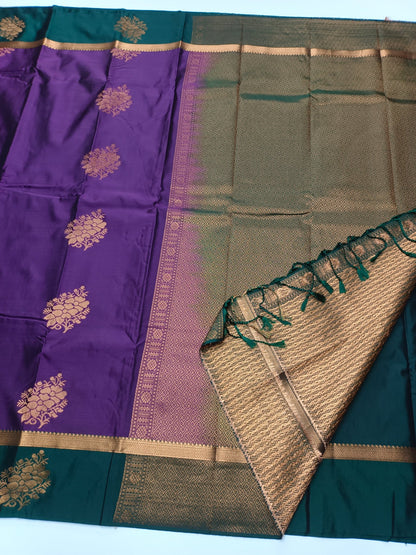 SOFT ART SILK SAREE - B S CHANNABASAPPA & SONS