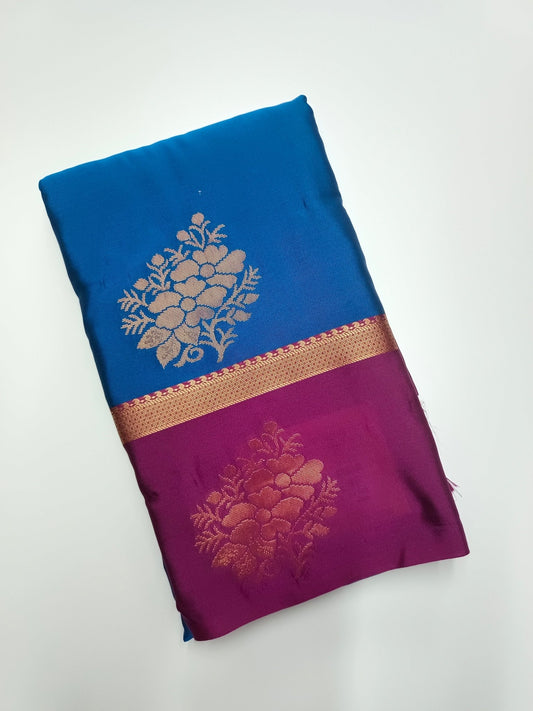 SOFT ART SILK SAREE - B S CHANNABASAPPA & SONS